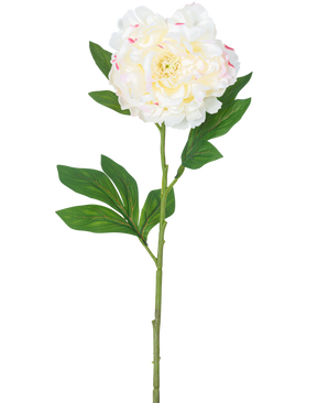 Artificial Flower Peony 77 cm White