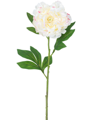 Artificial Flower Peony 77 cm White