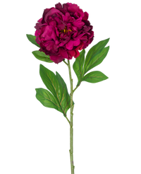 Artificial Flower Peony 77 cm or eggplant