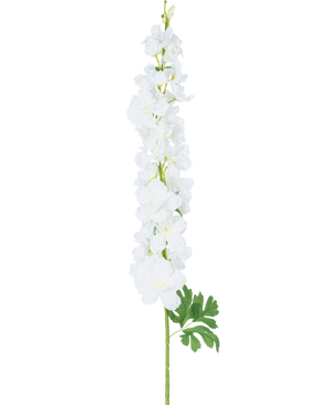 Artificial flower Delphinium 105 cm white