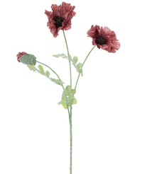 Artificial flower poppy 73 cm maUV-resistante