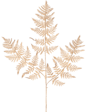 Artificial Branch fern 78 cm Gold