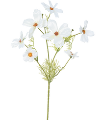 Artificial flower Cosmos 74 cm white