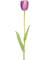 Artificial Flower French Tulip 60 cm Purple