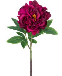 Artificial flower Pioen 61 cm purple