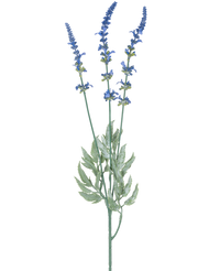 Artificial Branch Lavender 66 cm Blue