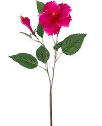 Artificial Flower Hibiscus 64 cm Pink