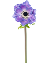 Artificial Flower Anemone Deluxe 43 cm Purple