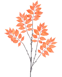 Artificial Branch fern Branched 83 cm Orange