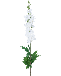 Artificial Flower Delphinium Real Touch White 90cm