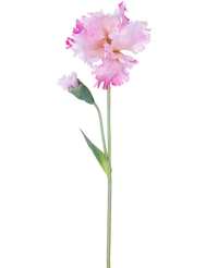 Artificial flower iris 80 cm pink