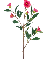 Artificial flower Cammellia 80 cm pink