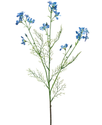 Artificial flower Wild Delphinium 71 cm blue