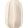 De Vaas Petal Shade 30 cm beige is een vaas van gestructureerd keramiek met een matte afwerking en organische golvende verticale richels tegen een lichtgrijze achtergrond.