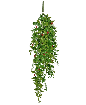 Artificial Hanging Plant Gardenia with Berries 81 cm - Easyplants Artificial Plants & Flowers