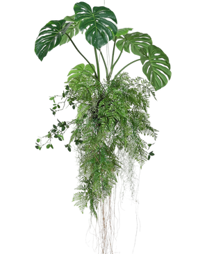Artificial Hanging Plant Monstera/Sailing Ball 100 cm XL - Easyplants Artificial Plants & Flowers