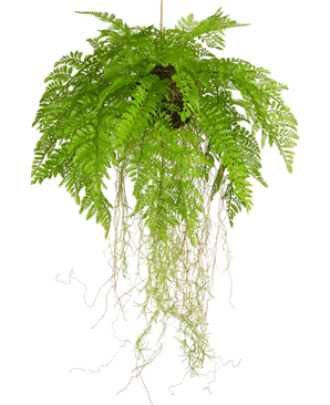 Artificial hanging plant sailing with carrots D35 cm with suspension system - Easyplants Artificial Plants & Flowers