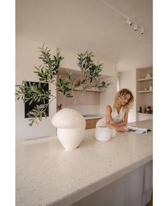 Kunst olijfblad 90 cm brandvertragend