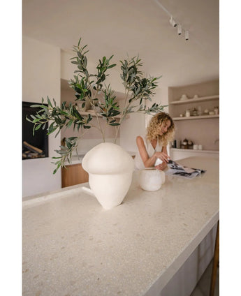 Kunst olijfblad 90 cm brandvertragend