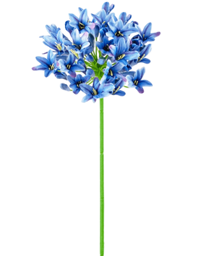 Artificial Flower Agapanthus 77 cm Blue - Easyplants Artificial Plants & Flowers