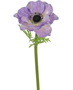 Artificial Flower Anemone Deluxe 43 cm Purple - Easyplants Artificial Plants & Flowers