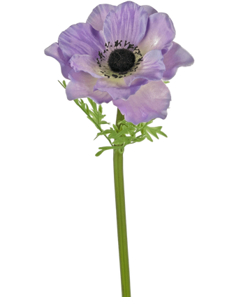 Artificial Flower Anemone Deluxe 43 cm Purple - Easyplants Artificial Plants & Flowers
