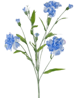 Artificial Flower Carnation Tros 70 cm Blue - Easyplants Artificial Plants & Flowers