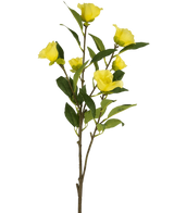 Artificial flower Cammellia 80 cm yellow - Easyplants Artificial Plants & Flowers