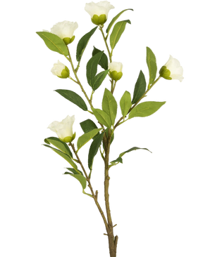 Artificial flower Cammellia 80 cm white - Easyplants Artificial Plants & Flowers