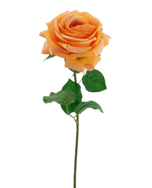 Artificial flower Crystal Touch Moisturizing Roos Real Touch Orange 43 cm - Easyplants Artificial Plants & Flowers