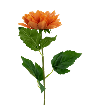 Artificial flower Dahlia Real Touch Orange 54 cm - Easyplants Artificial Plants & Flowers