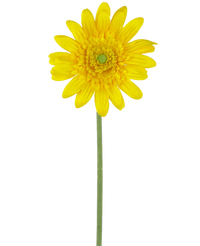 Artificial Flower Gerbera 53 cm Yellow