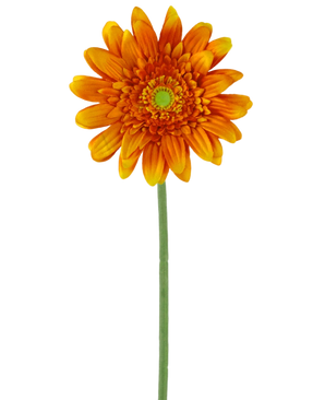 Artificial Flower Gerbera 53 cm Orange - Easyplants Artificial Plants & Flowers