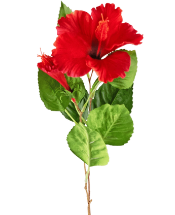 Artificial Flower Hibiscus 63 cm Red - Easyplants Artificial Plants & Flowers
