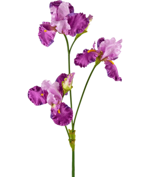 Artificial Flower Iris 102 Cm Purple - Easyplants Artificial Plants & Flowers