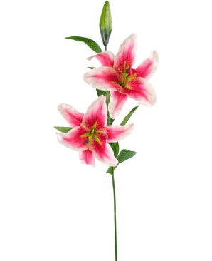 Artificial Flower Lily 85 cm Pink - Easyplants Artificial Plants & Flowers