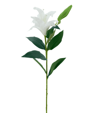Artificial flower Lily Real Touch White 95 cm - Easyplants Artificial Plants & Flowers