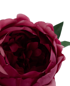 Artificial Flower Lotus peony Real Touch red 58 cm