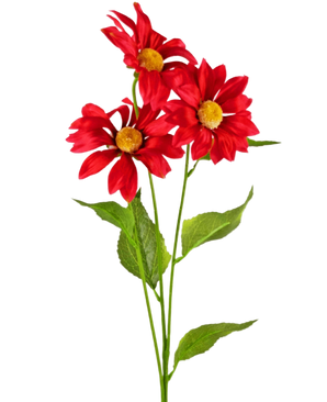 Artificial Flower Daisy 78 cm Red - Easyplants Artificial Plants & Flowers