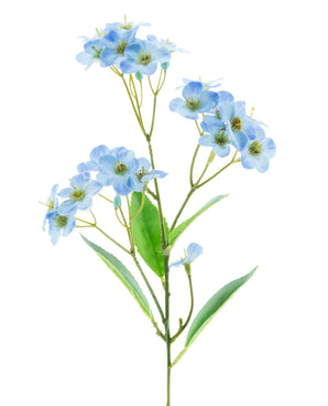 Artificial flower Orchid Real Touch Blue 50 cm