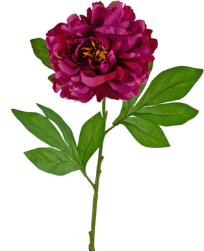 Artificial Flower Peony 77 CM Purple