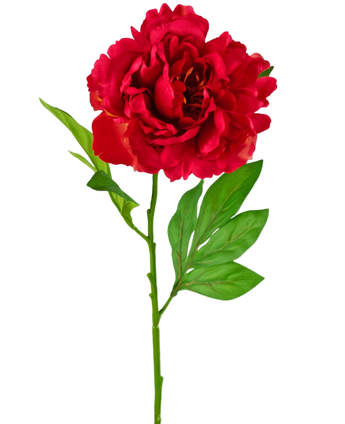 Artificial Flower Peony 77 cm Red - Easyplants Artificial Plants & Flowers