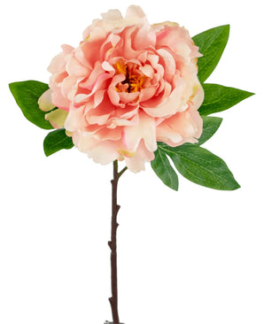 Artificial Flower Peony 61 cm Soft Pink