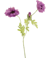 Artificial flower poppy 73 cm lilac - Easyplants Artificial Plants & Flowers