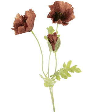 Artificial flower poppy 73 cm mauve - Easyplants Artificial Plants & Flowers