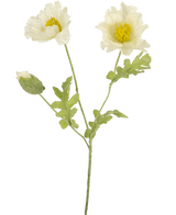 Artificial flower poppy 73 cm white - Easyplants Artificial Plants & Flowers
