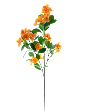Artificial flower Snowball Real Touch Orange 80 cm - Easyplants Artificial Plants & Flowers