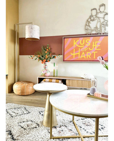 Kunstboeket Happy Mandarine 93 cm