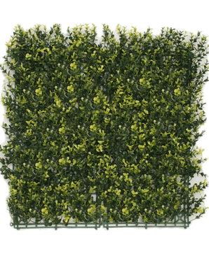 Artificial Boxwood Hedge Yellow 50 x 50 cm UV-resistant-Resistant