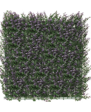 Artificial Boxwood Hedge Purple 50 x 50 cm UV-resistant-Resistant